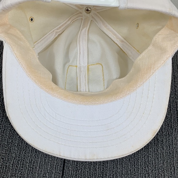 Vintage Pickering Snapback Hat Mens Adjustable White Green Patch Swingster USA - Picture 13 of 16